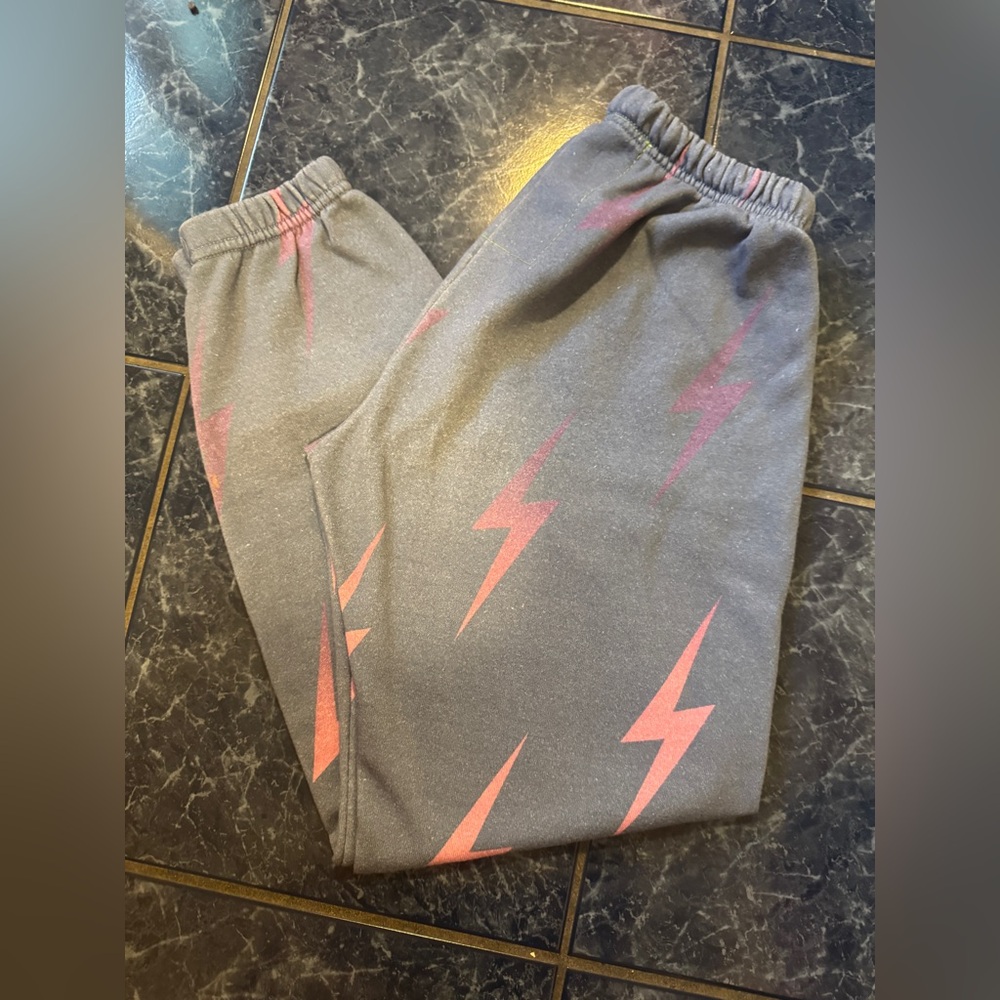 Like New! Aviator Nation bolt sweatpants size small